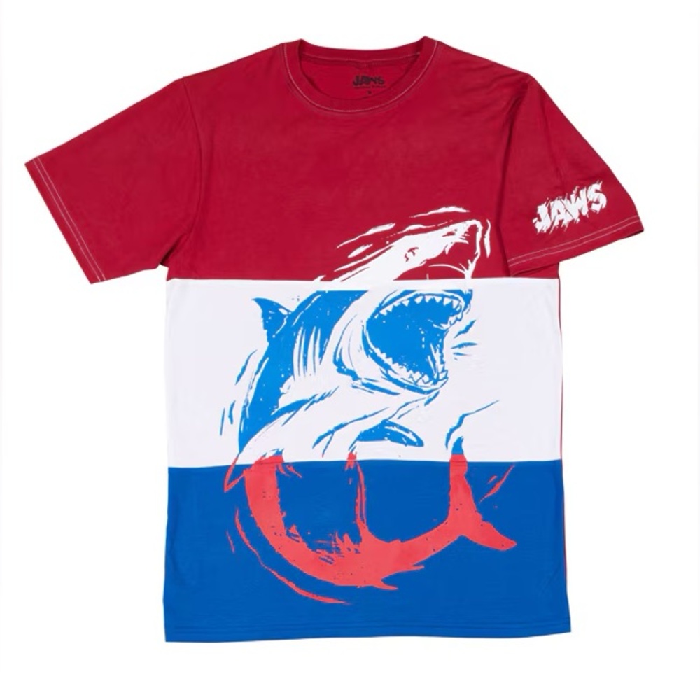 Jaws Red, White And Blue T Shirt (S)